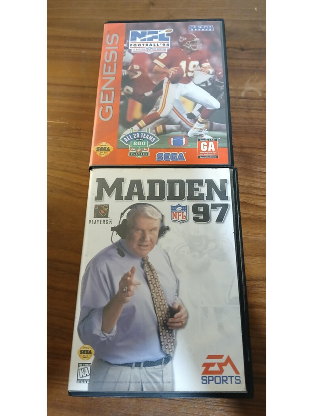 NFL Football 94 & Madden 97 (Genesis) Bundle